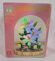 New YKO Floral Art Bouquet Lego Style Home Decor Build-Set , Model # P1174