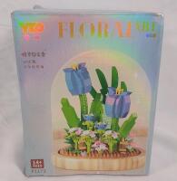 New YKO Floral Art Bouquet Lego Style Home Decor Build-Set , Model # P1173