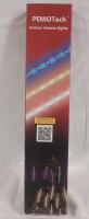 New PEMOTech Meteor Shower Hanging Blue LED Lights , 15 Stick Lights