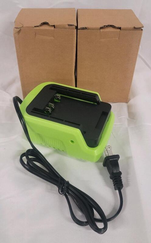 Two (2) New RYOBI 40V Lithium Battery Chargers , Model # OP4015 . Chargers Only (batteries not included)