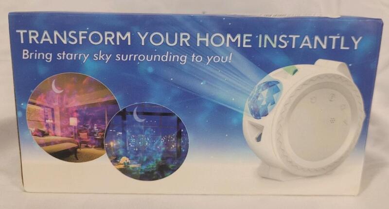 New - SC511 3 In 1 Watermark Starry Sky Projector Graffiti Smart Atmosphere Night Light , Model SC511 . Touch Control & Voice Activated