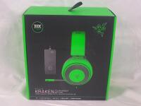 New Razer Kraken Tournament Edition Wired Gaming Headset w/USB Audio Controller . PC , PS 4 , Switch , Xbox One , Smartphone