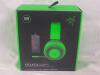 New Razer Kraken Tournament Edition Wired Gaming Headset w/USB Audio Controller . PC , PS 4 , Switch , Xbox One , Smartphone
