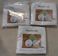 3 New Handwork Embroidery Kits.