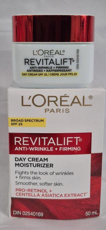 New L'Oreal Revitalift Anti Wrinkle + Firming Day Cream SPF 25