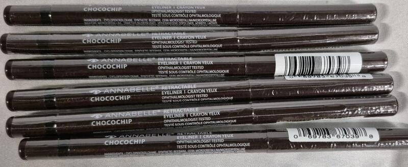 6 New Annabelle Retractable Eyeliner - Chocochip