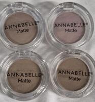 4 New Annabelle Matte Eyeshadow (Taupe & 3x Sand)
