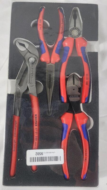 New - Knipex 4pc. Professional Pliers Set .