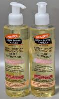 2 New PALMER'S Cocoa Butter Formula Skin Therapy Cleansing Oils For Face : Natural Rosehip