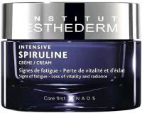 New INSTITUT ESTHEDERM Paris - Intensive Spiruline Face Cream - Fortifying Revitalizing Anti-fatigue Cream, Tired Skin, 50 mL