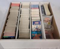 1990s MLB Baseball Trading Card Singles in Quad Long Box . Topps , Donruss , Bowman , Kraft , Fleer , T.O. Blue Jays Team Cards .