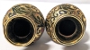 Pair of Miniature Lucky Cloisonne Vases on Stands with box - 5