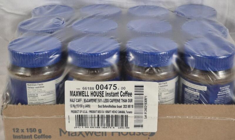 [BB MR 18 2025] 12 New Maxwell House Instant Coffee