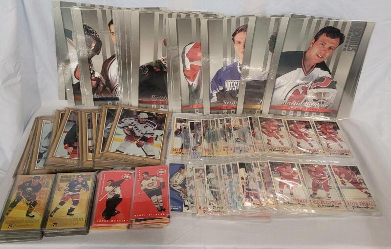 1990s NHL Hockey Tall Boys , Bee Hive & Studio Trading Card Singles