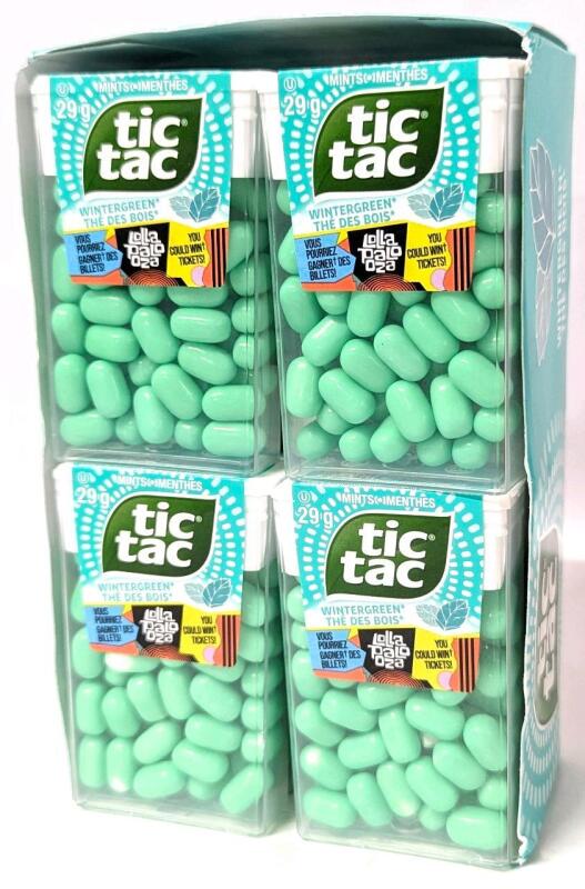 12 New TIC TAC Wintergreen Monts