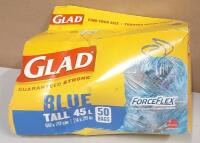 New Glad Blue Tall 45L Recycling Bags