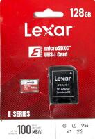 New Lexar 128GB Micro SD Card, microSDXC UHS-I Flash Memory Card with Adapter - Up to 100MB/s, A1, U3, Class10, V30, High Speed TF Card