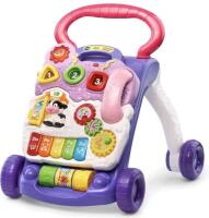 New Kid's VTech Sit-to-Stand Learning Walker Lavender 6+mtns