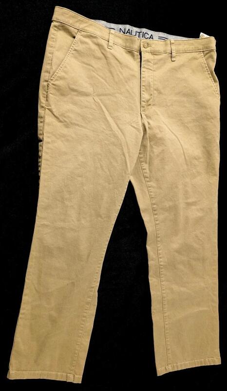 New Size 40&times;30 Men's NAUTICA Straight Cut Khaki Slacks
