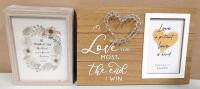 2 New Wooden Picture Frames