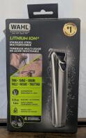 New: WAHL Lithium Ion+ Stainless Steel Multigroomer - Box Has Damage But Appears to Contain Everything