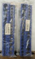 2 New: Precision Defined 30 Piece Metric - Socket Tray Set