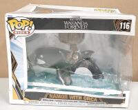 As New Black Panther: Namor with Orca Funko Pop Bobble-Head Figure