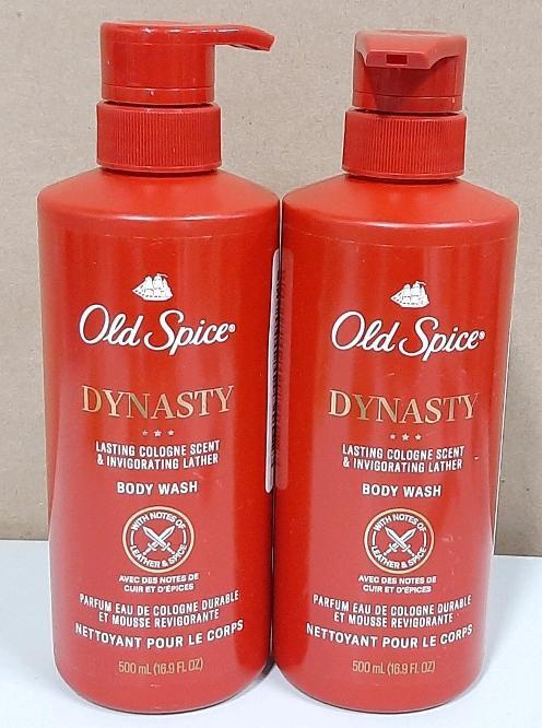 2 New Old Spice Dynasty Body Washes