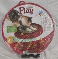New Cat Toy Lot With Catit Play with Scratch Pad And Bell Collar