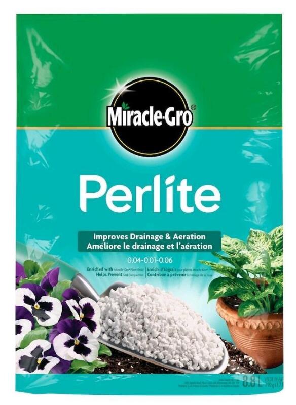New Miracle Gro PERLITE 0.07-0.07-.07, Improves Drainage & Aeration