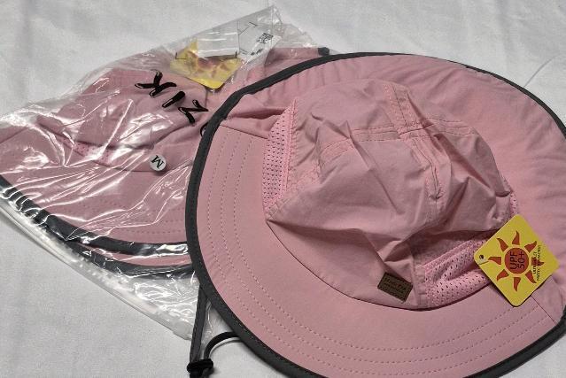 2 New sz Medium Kid's Sun Protection Hats, UPF 50+, Summer Outdoor Beach Cap