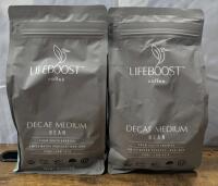 BB [11/25] - 2 New LifeBoost Decaf Medium Coffee Beans