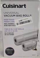 New Cuisinart Universal Vacuum Bag Rolls