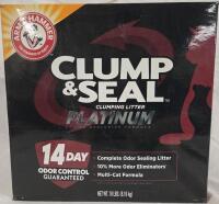 New Arm & Hammer Clump & Seal Platinum Clumping Litter