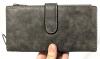 New Ladies' Wallet, 2 Zippered Pouches, Room For 17 Cards & Wrist Loop - 2