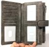 New Ladies' Wallet, 2 Zippered Pouches, Room For 17 Cards & Wrist Loop - 3