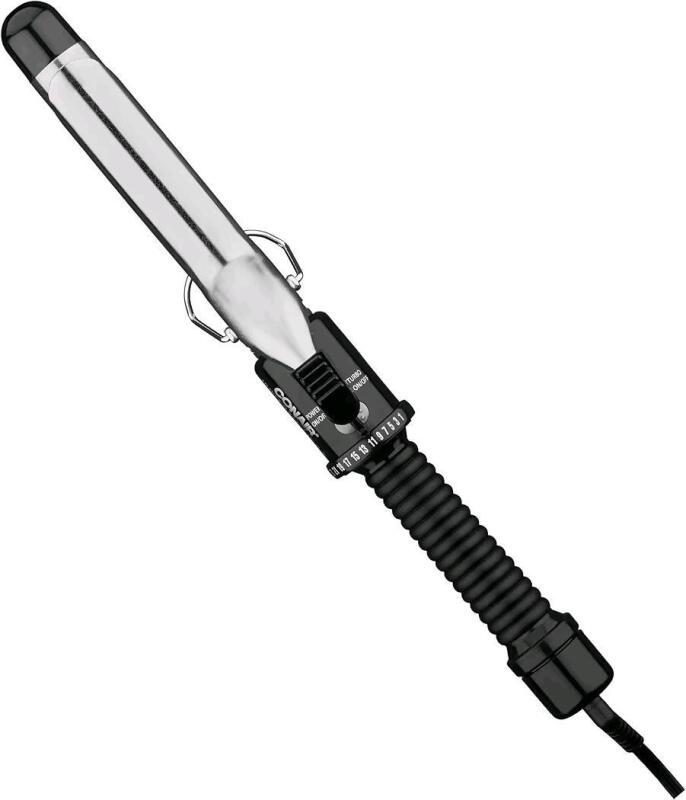 New Conair Instant Heat 1-Inch Curling Iron, 1-Inch Barrel Produces Classic Curls, Hair Curler for Short, Medium, and Long Hair, 25 Heat Setting Curling Iron, Black