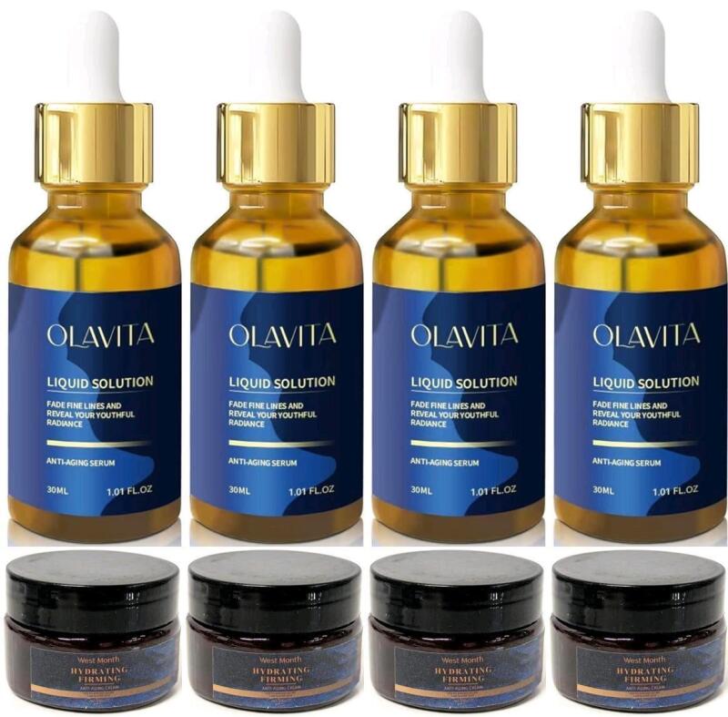 4 New Olavita Anti-Aging Serums & 4 New West Month Hydrating Firming Anti-Aging Creams