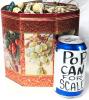 Assorted Jewelry in 7.25" &times; 7.26" &times; 6.75" Tall Tin (No Lid) - 3