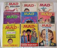 1966 - 1969 MAD Magazines , Nine (9) Issues .