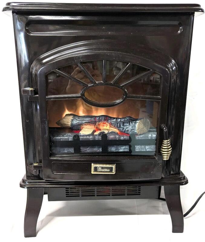Working Creston Stove-Style Heater, 23" Tall