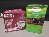 [BB 2023 - 2025] Kerrigan K-Cup Dark Roast Coffee (18-pods) & Green Tea (24-pods) . All Individually Sealed .