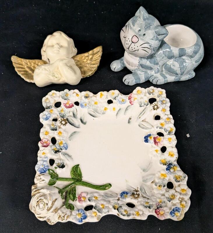 Home Decor lot. Plate Measure 6" Across.