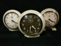 3 Vintage Westclox Baby Ben Desktop Alarm Clocks - As Is