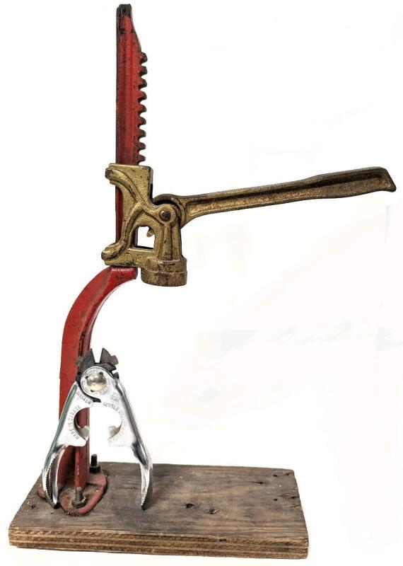 Vintage TF Bottle Capper 17" & Canadian-Made Master Bottle Opener and Closer Wire Cutter Stripper Vacuum Jar Barware Tool
