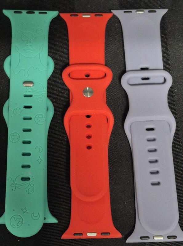 3 New Silicone Smart Watch Bands