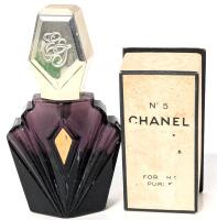 Elizabeth Taylor's PASSION Eau De Toilette Spray 44ml & Empty Vintage CHANEL Purse Perfume Box, Note: Some Volume Loss