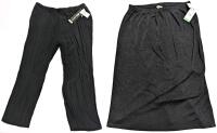 2 New Size 3XL Women's Elastic Waist Pants With Drawstring & Skirt by Sag Harbor & Notations