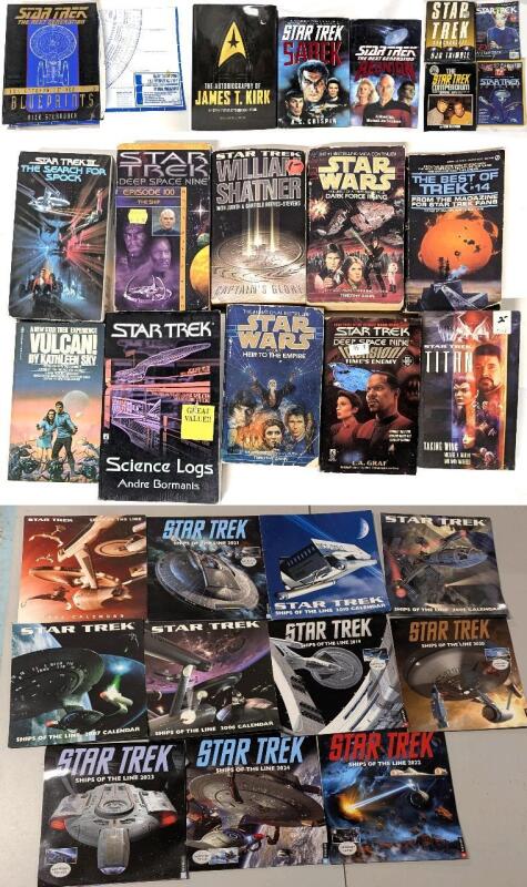 Vintage to Modern STAR TREK: Blueprints by Sternbach, Calendars, Hardcover & Paperback Books, Magazines, VHS Movies