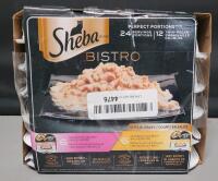 [BB 2026 DEC 1] Sheba Bistro Cat Food . 24 Servings / 12 Twin-Packs . Sealed